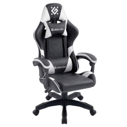 Кресло офисное Игровое кресло Companion Черный / белый,класс 3,металл,PU DEFENDER
