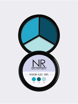 NR Solid Gel Mix Твердые гель-лаки Palette 11 (340, 106, 335), 3х5гр