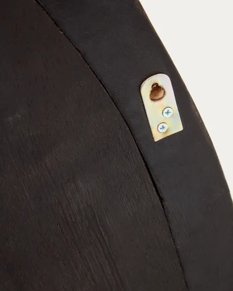 Зеркало Magrit 110x60 см, массив мунгура черного цвета