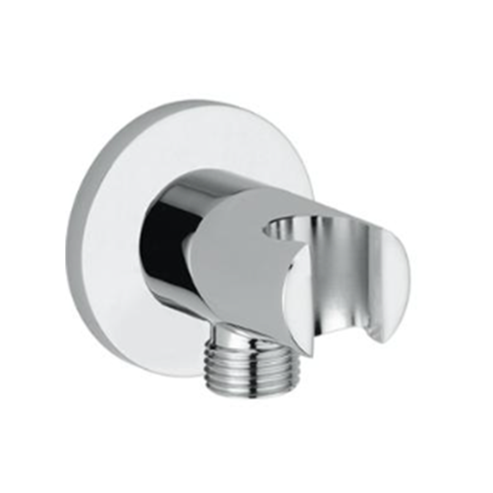 Шланговое подсоединение Connect, с держателем, круглое, хром, ST-CN6050-MOS