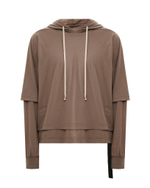 RICK OWENS DRKSHDW ХУДИ СЕРАЯ LIDO HUSTLER