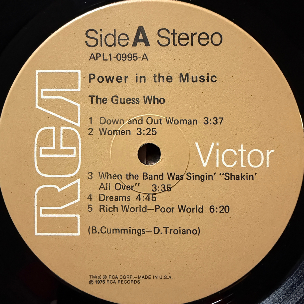 The Guess Who - Power In The Music (США 1975г.)