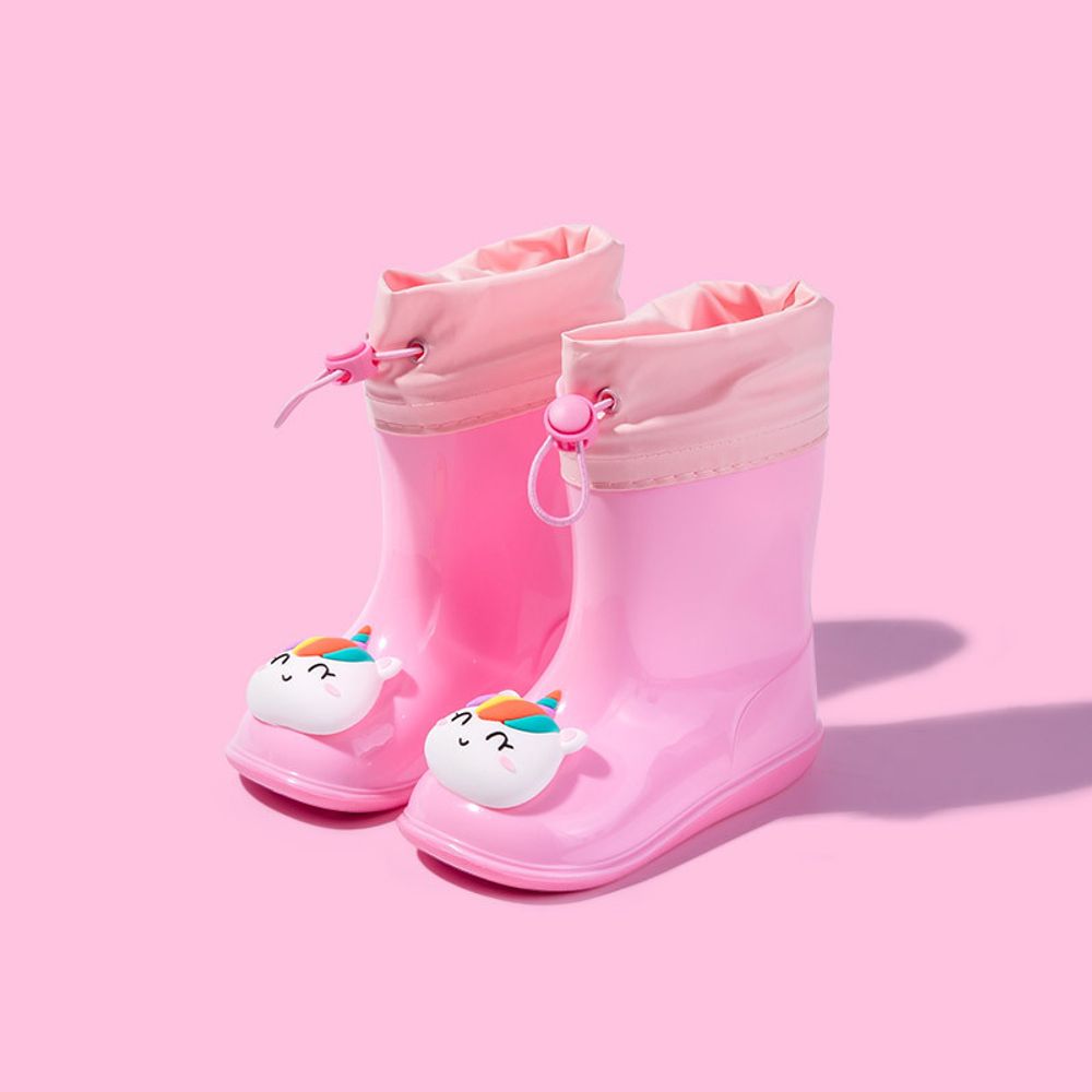 Резиновые сапоги &quot;Pony Top&quot;, розовые на резинке