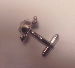 Запонки "Череп и кости" SPIKES cl-125