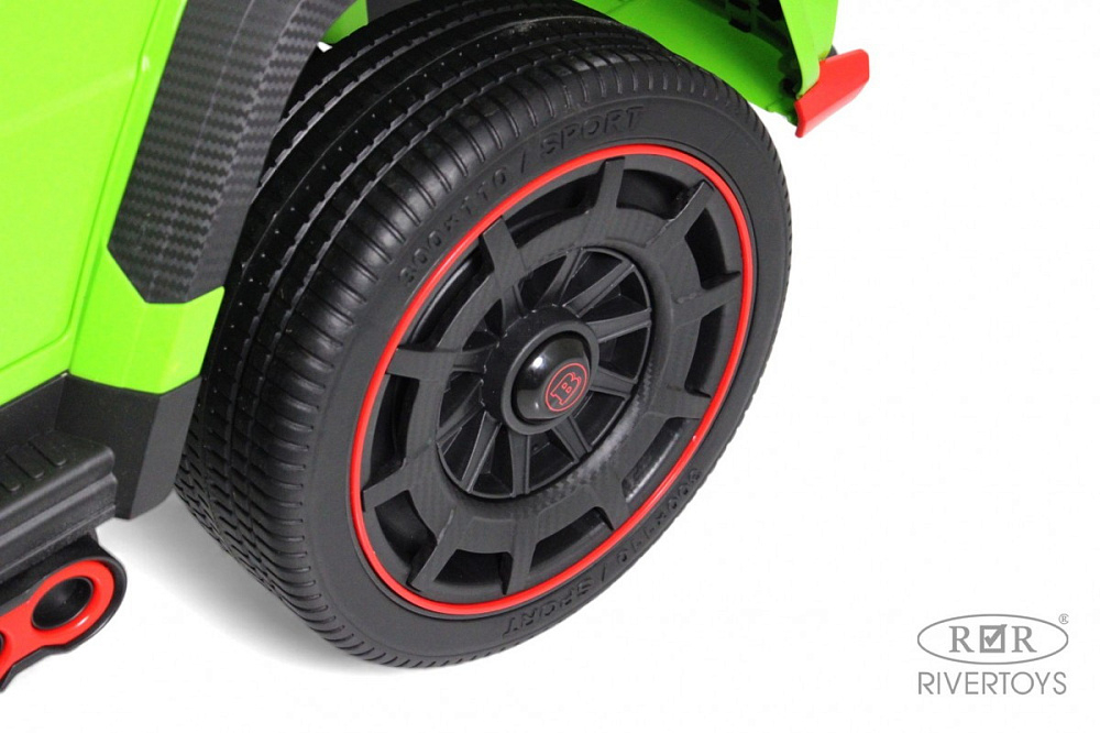 Детский электромобиль RiverToys Z888ZZ GREEN/зеленый