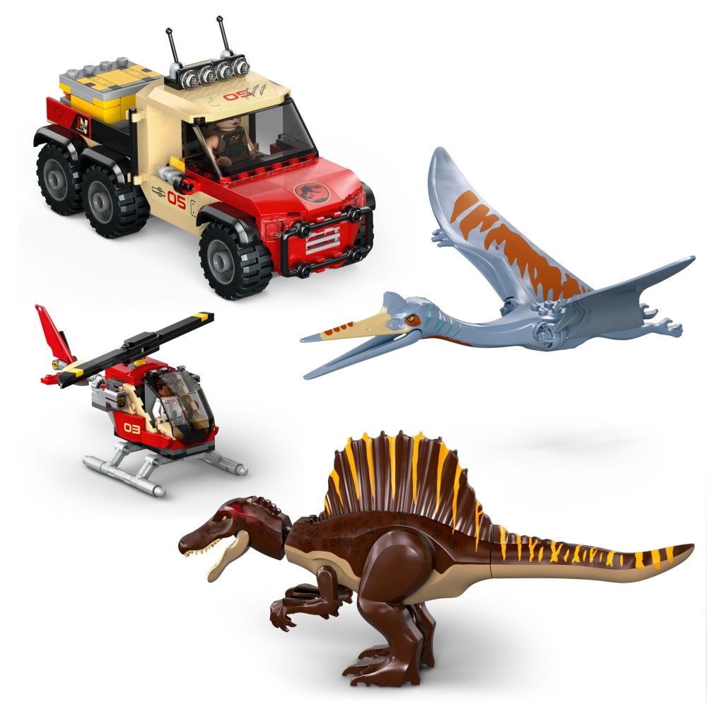 LEGO Jurassic World - Воздушная миссия с Кекалкоатлем и Спинозавром 76976