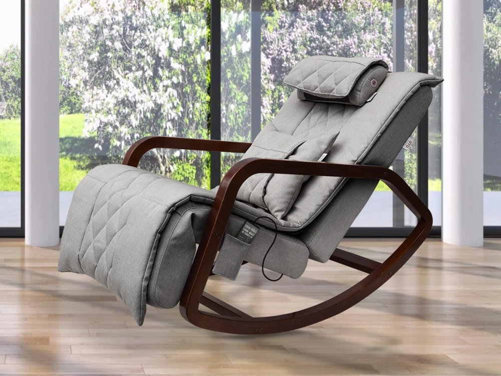 Массажное кресло-качалка Oto Grand Life OT2007 Серый