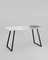 Vermont 140*80 см керамика светлая ножки черные