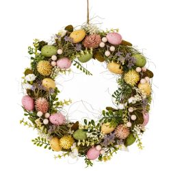 GAEM Изделие декоративное "Венок пасхальный", L32 W9 H32 см