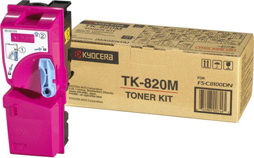Картридж тонерный пурпурный 1 шт KYOCERA TK-820M 1T02HPBEU0