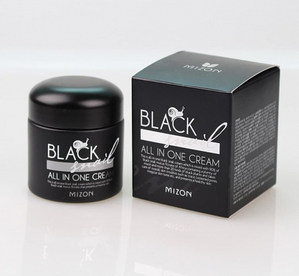Крем для лица с экстрактом черной улитки Mizon Black Snail All In One Cream