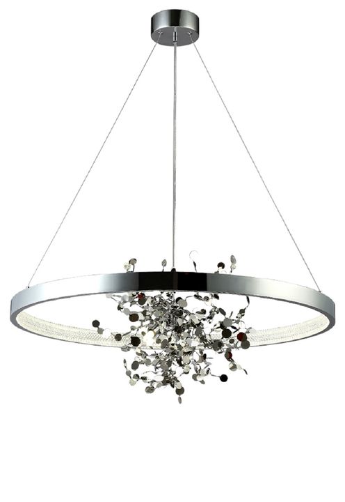 Подвесная люстра Crystal Lux GARDEN SPLED+4 D800 CHROME