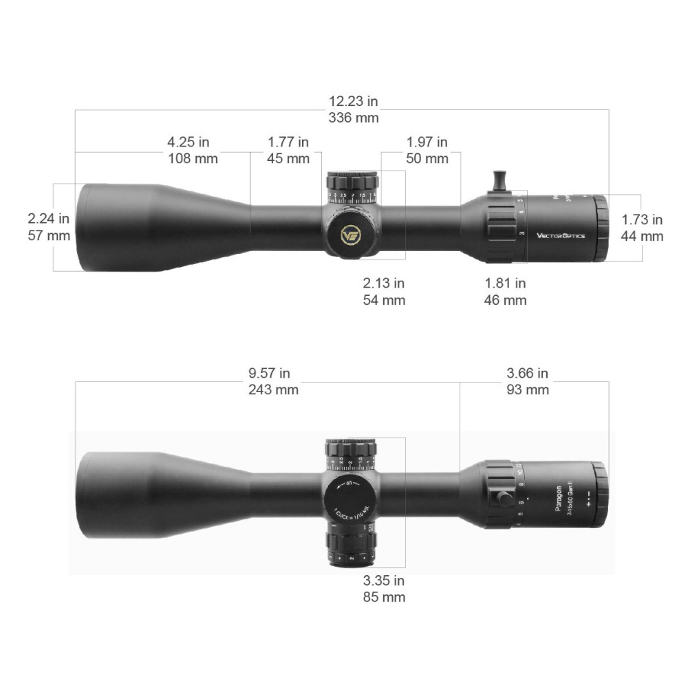 Оптический прицел Vector Optics Paragon 3-15x50 SFP