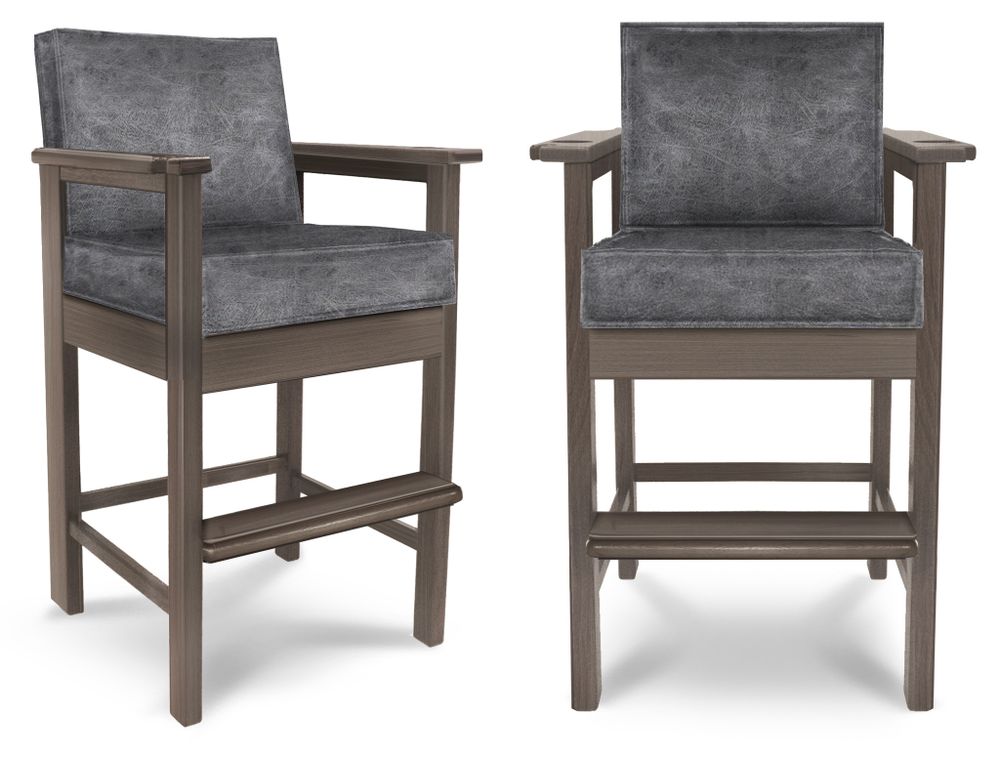 Стул бильярдный Бристоль ясень (Grey_bristol,Винилискожа Mahogany,Винилискожа (Mahogany) цвет № 202)