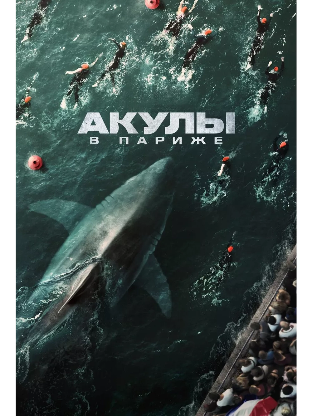 Акулы в Париже (2024) (DVD-R)