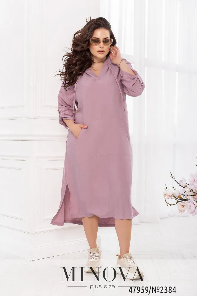 Платье 2384-пудра Minova