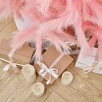 Искусственная розовая елка «Pink Charm» (ветки из пампасной травы) от 2,1 м до 2,4 м