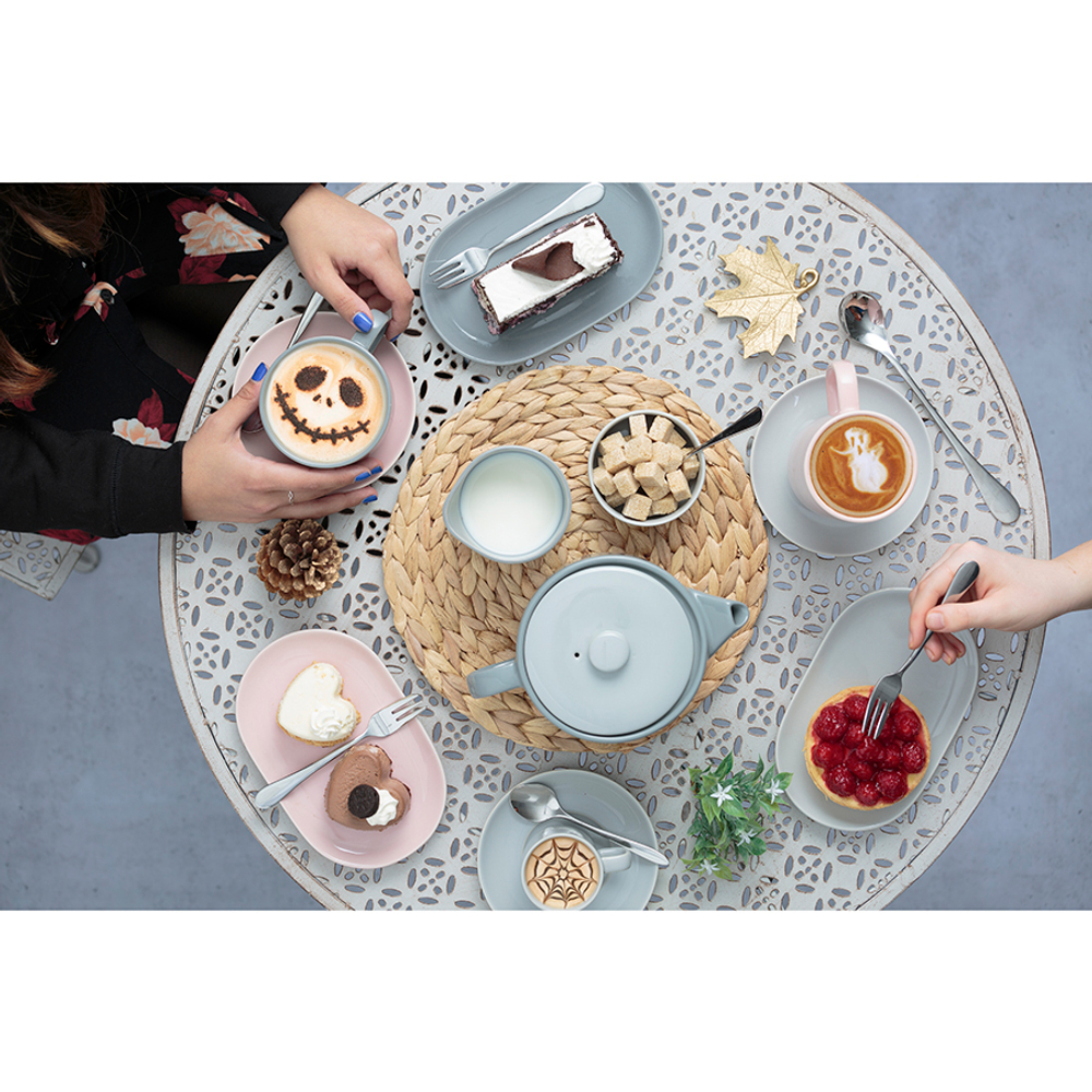 Тарелка сервировочная cafe concept 19,6х12,5 см серая