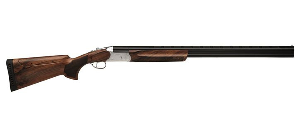 Ружье HUGLU TRP TRAP SILVER, O/U, cal. 12x76, 760мм, 1C, ЭЖЕКТОР, 5СМЧ, ключ, кейс