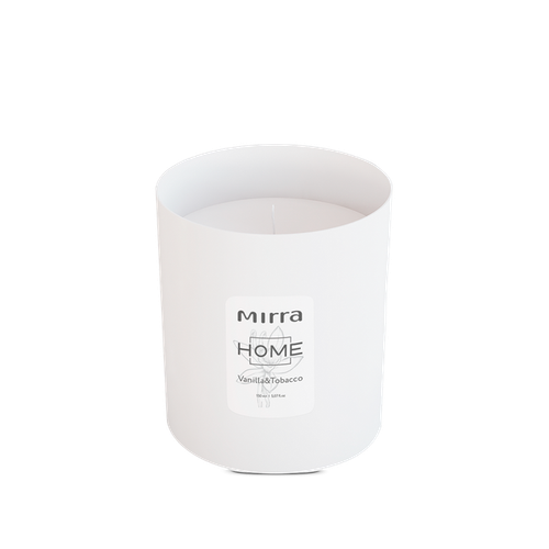 ЭКО-СВЕЧА ИЗ НАТУРАЛЬНОГО ВОСКА "Vanilla&Tobacco" 150 мл