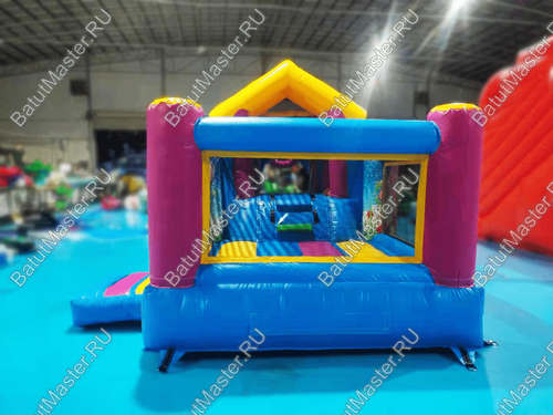 Детский надувной батут "Цирковой слоник"