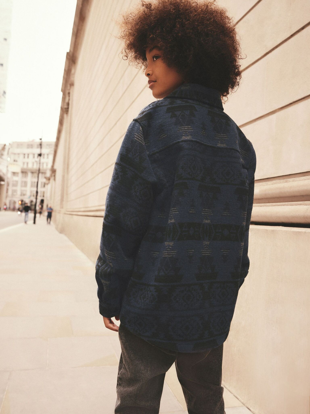 Рубашка для мальчика Next 585-836, Темно-синий