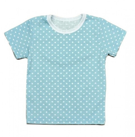 Футболка для девочки 411/93 горох