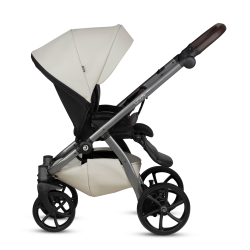 Tutis Коляска 2 в 1 UNO 5+ Leather Black Sesame