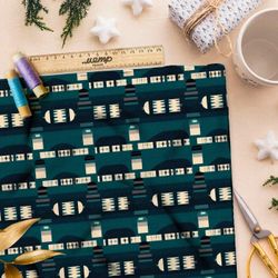 Ткань Барби пиксельный микромир