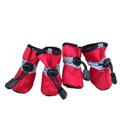 Pet Fashion Сапожки "Спорт" утепленные, красные, XXL