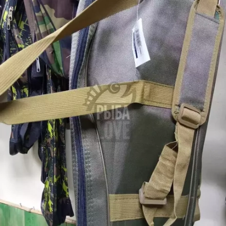 Чехол для удилищ с катушкой Kalipso Olive №2 160см 2 отделения секции