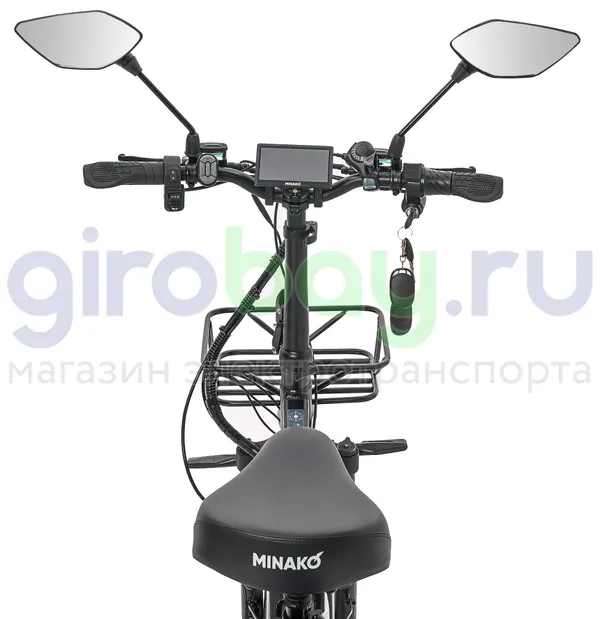 Электровелосипед Minako F10 Pro (48V/20Ah) - Серый обод фото №10