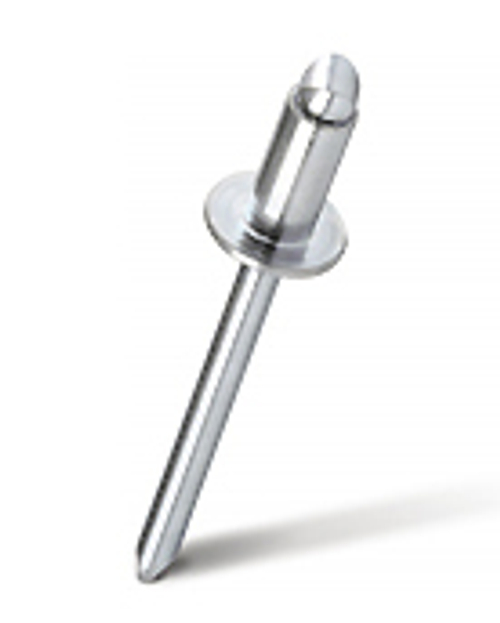 Заклепка вытяжная открытая MESSER Сталь/Сталь Стандартный бортик 4,8X16 мм (Упаковка 50 шт.)