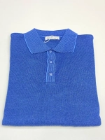 Лонгслив мужской,Поло с длинным рукавом