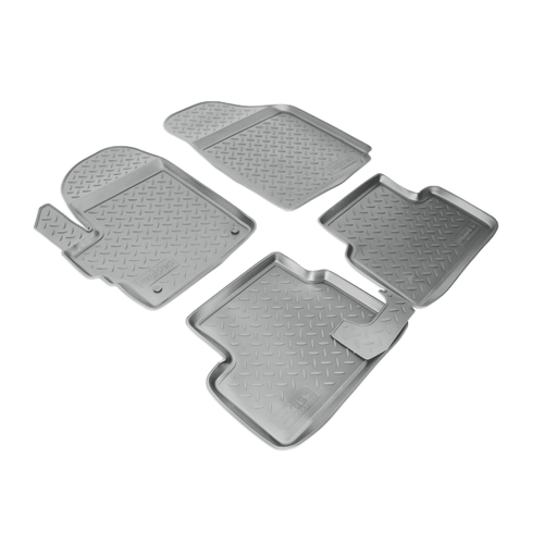 Ковры в салон Norplast/Unidec для Chevrolet Spark (2005-2011)Полиуретан,Серый, арт.NPL-Po-12-27-G