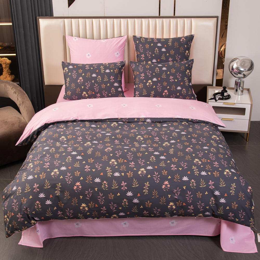 Комплект постельного белья Люкс Сатин 100% хлопок на резинке AR374