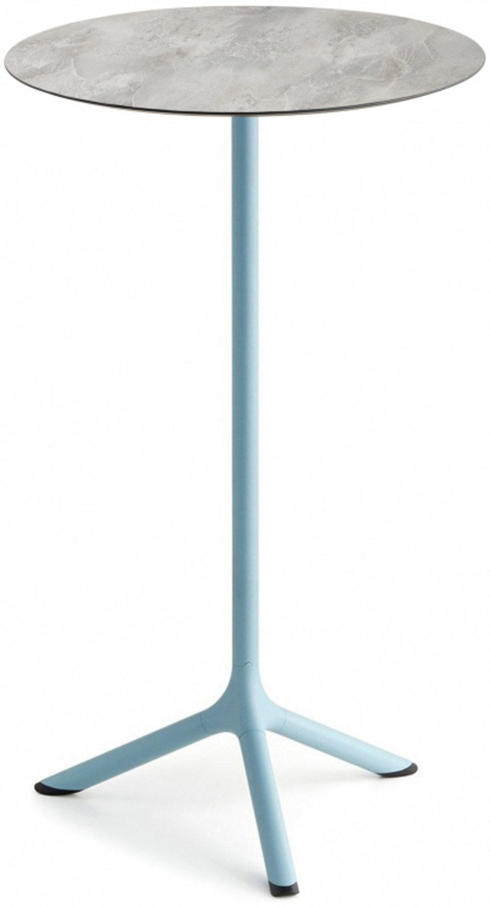 Стол ламинированный барный складной Scab Design Tripe Folding, голубой, каменный