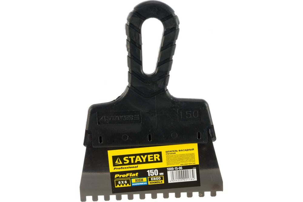 Зубчатый шпатель STAYER 1009-15-06