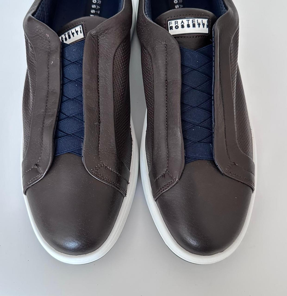 Кроссовка мужские Fratelli Rossetti кожаные коричневые