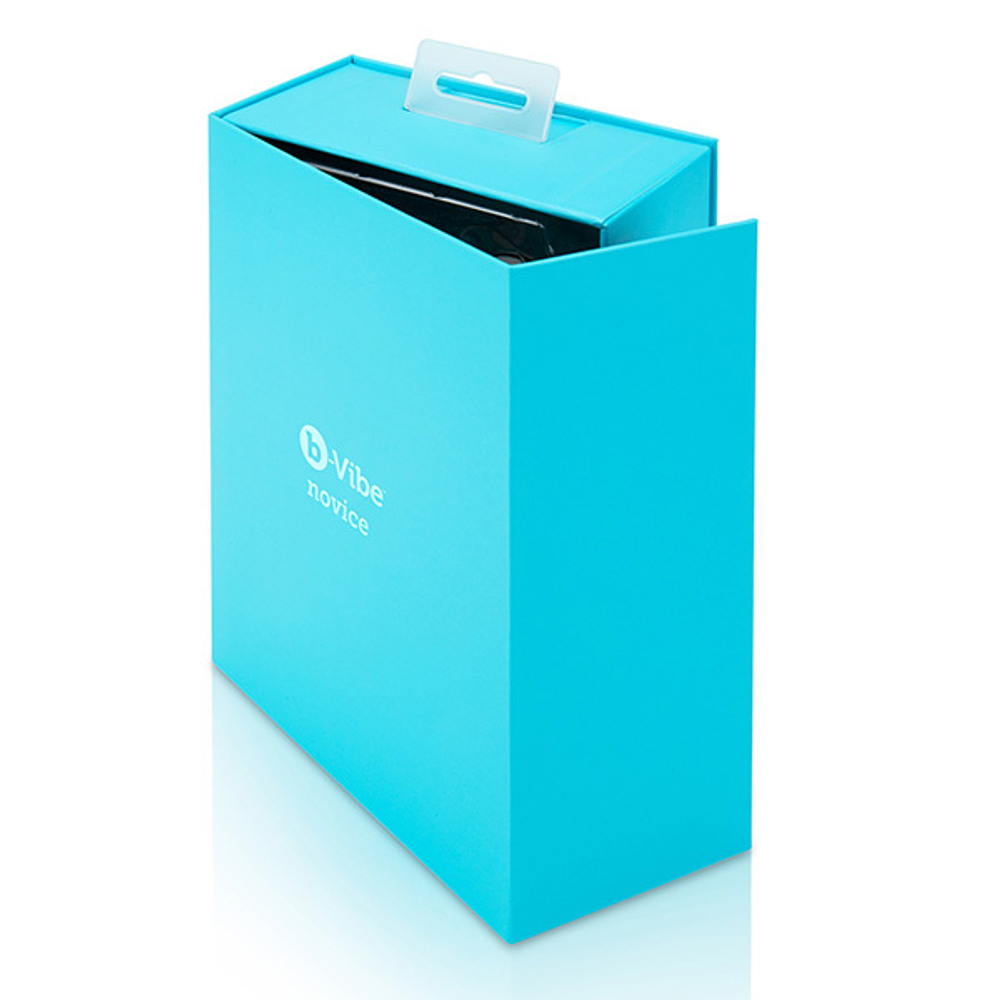 Черный анальный премиум-миниплаг 10см b-Vibe Novice Plug BV-004-BLK