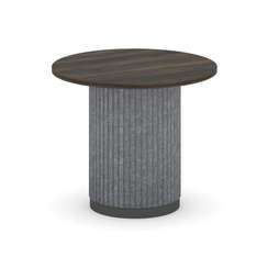 Felto Стол переговорный круглый D=900 PR.C.SPRG-004.D Дуб Мали/Металл Антрацит/Морская Галька 900*90