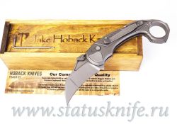 Нож Hoback Tactical Toucan Karambit Керамбит CPM-20CV Titaniumфотография - 10