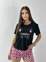 Пижама шорты и футболка B0191