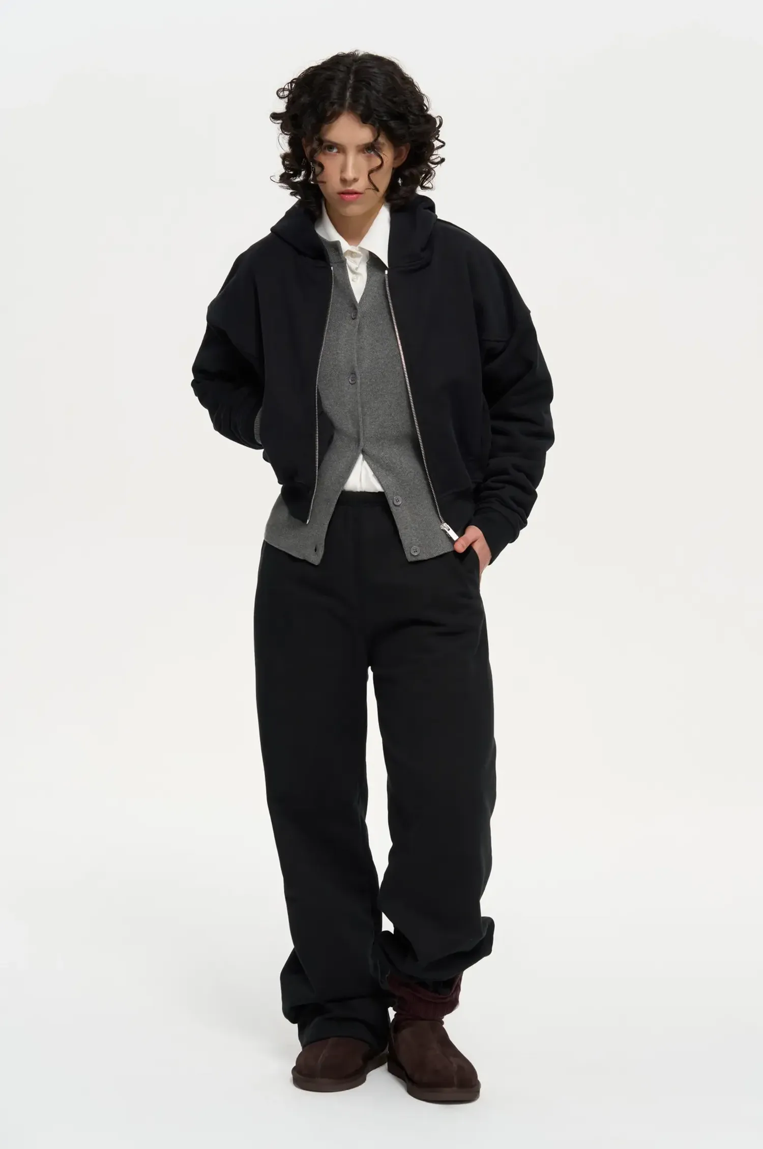 брюки introvert, чёрный