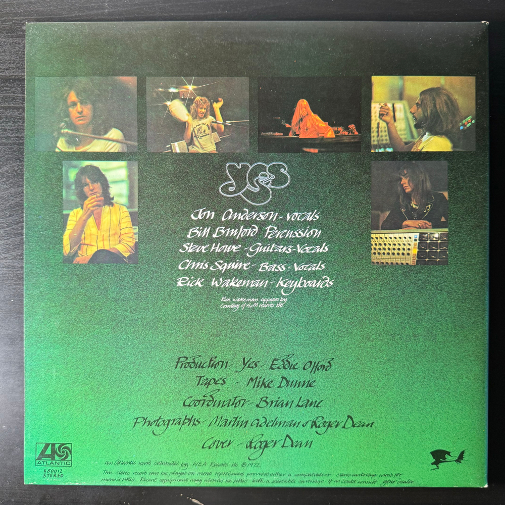 Yes ‎– Close To The Edge (Англия 1975г.)