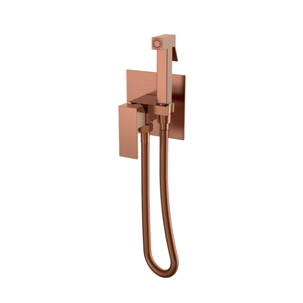 Смеситель гигиенический Qubic Copper Brushed