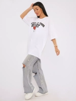 Футболка женская оверсайз принт