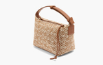 Сумка Loewe Cubi Anagram Jacquard and Calfskin Small Bag "Tan/Pecan"