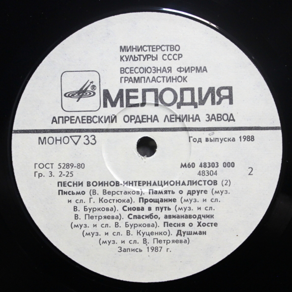 Комплект / Время Выбрало Нас - Песни Воинов-интернационалистов (3LP)