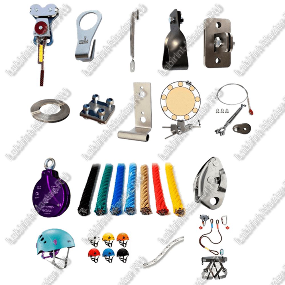 Детский веревочный парк для торгового центра "Паутина"